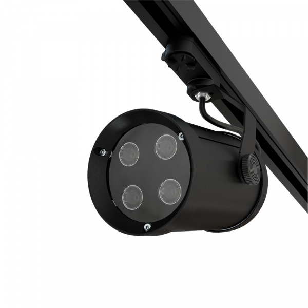 Акцент 8 CRI80 5000К 50° RAL9005 Муар Трековый шинопровод