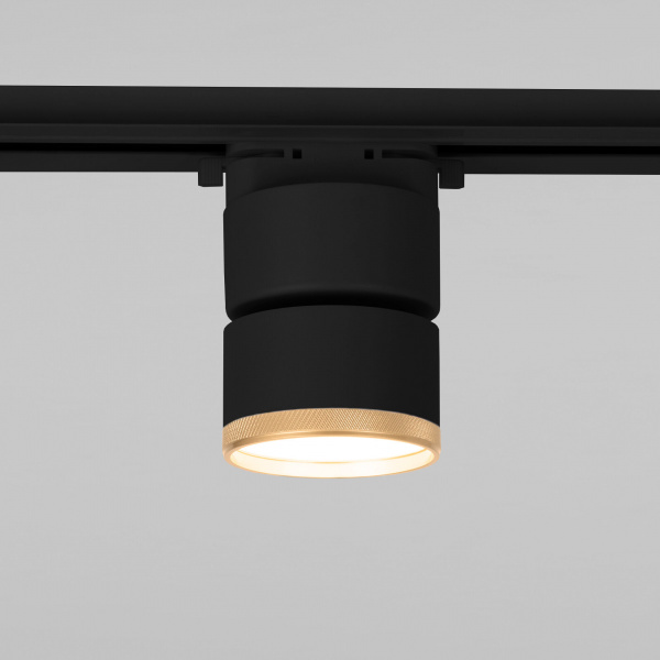 Basic System Трековый светильник 10W 4200K Impact чёрный матовый/золото 85514/01