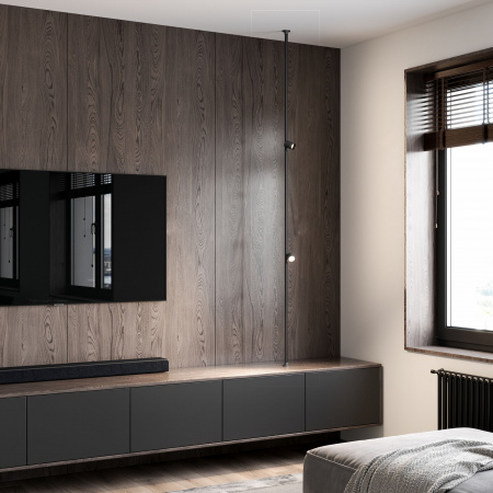 Mini Magnetic Напольно-потолочное крепление Round 85203/00