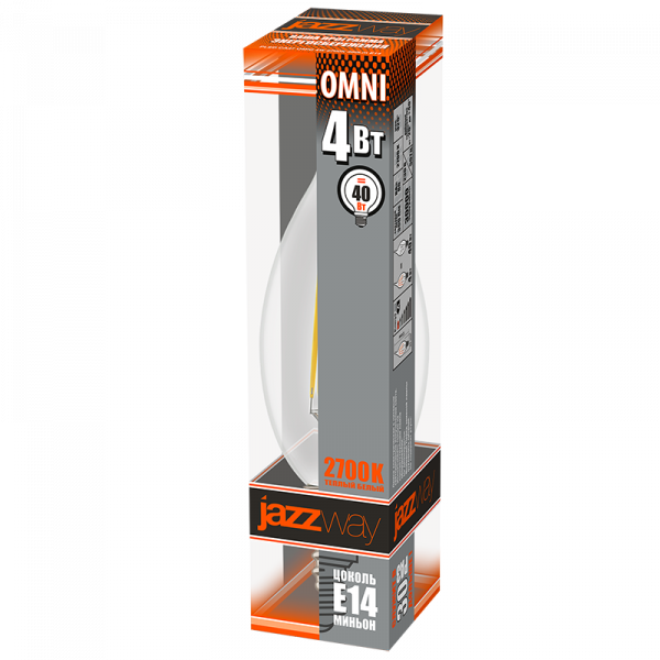 PLED OMNI СA37 4w E14 2700K