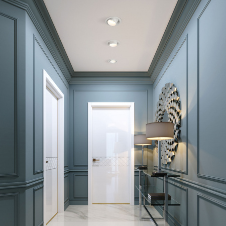 Встраиваемый светодиодный светильник с регулировкой угла освещения Zoom 10W 4200K белый 9919 LED