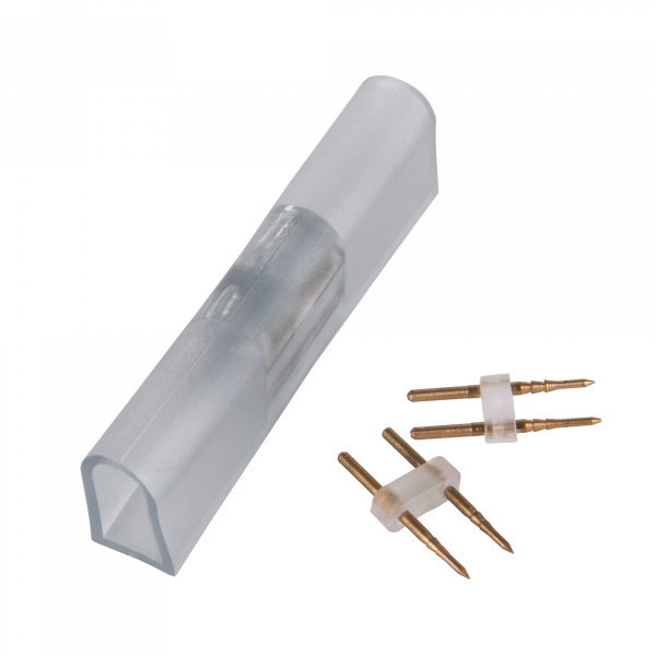 Переходник для одностороннего светодиодного гибкого неона LS001 220V 5050 RGB (10 шт.) PSL-02