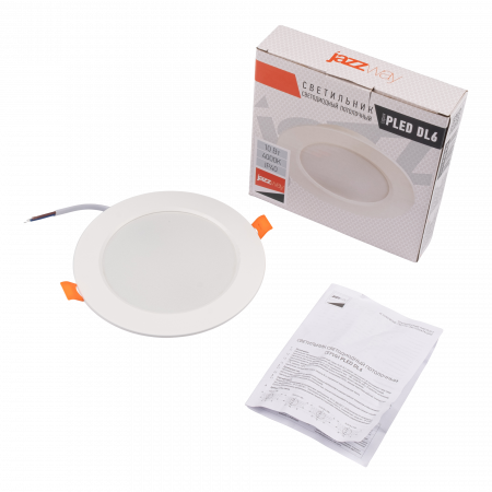 PLED DL6 10w 4000K WH IP40