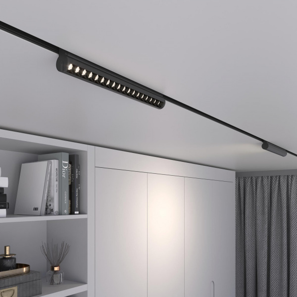 Slim Magnetic Трековый светильник 18W 4200K Alter чёрный 85050/01