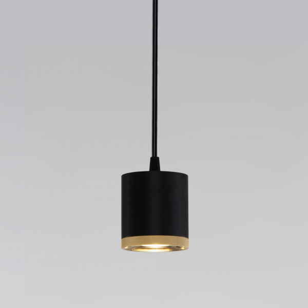 Светильник подвесной светодиодный Lead 12W 4200K чёрный 50243 LED