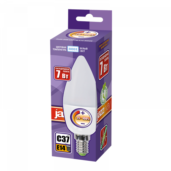 PLED- DIM C37 7w E14 4000K