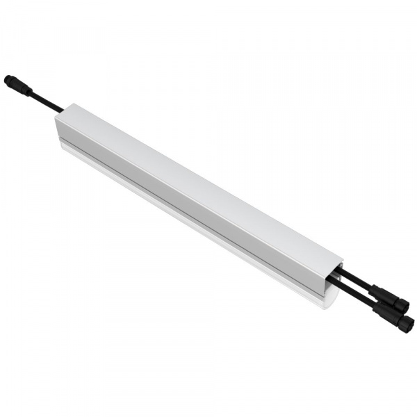 Модерн v2.0 7 400мм (18Вт/м) 48В DC 1 пикс. RGBW DMX CRI80 5000К Опал (Профиль, транзитное штепсельное соединение)