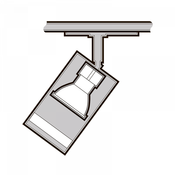 PTR 28 GU10 WH 230V IP20