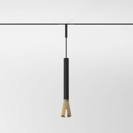 Mini Magnetic Трековый светильник 3W 3000K черный/латунь 85165/01