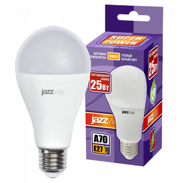 PLED-SP A65 25w E27 3000K