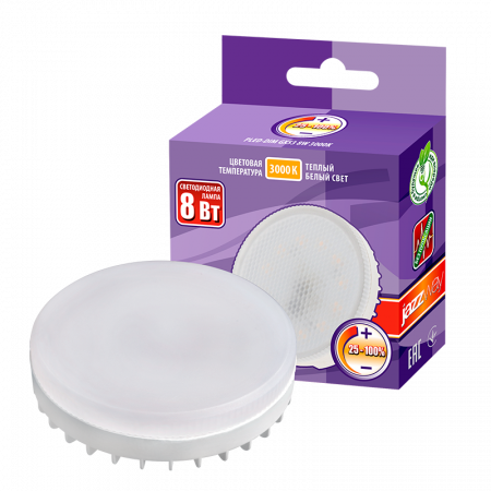 PLED-DIM GX53 8w 3000K