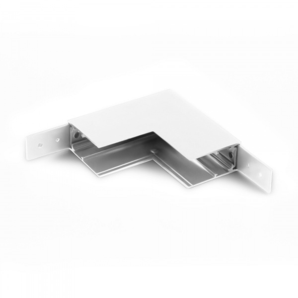 Slim Magnetic Коннектор угловой внутренний для накладного шинопровода белый 85091/11