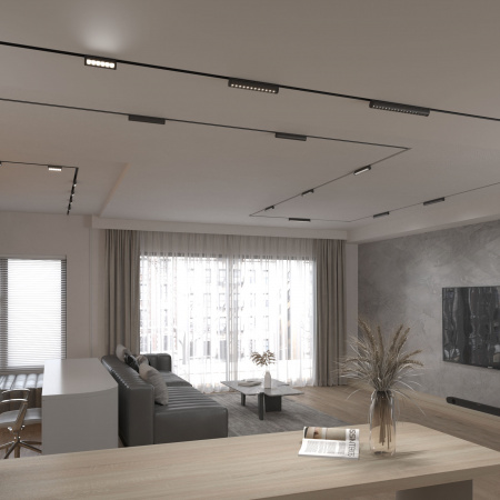 Slim Magnetic Трековый светильник 6W 4200K Alter чёрный 85048/01