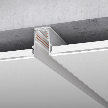 Slim Magnetic Шинопровод встраиваемый белый 2м 85087/00