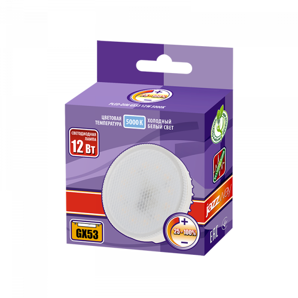 PLED-DIM GX53 12w 5000K