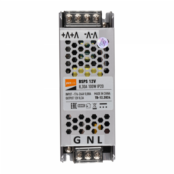 BSPS 12V8,30A=100w IP20