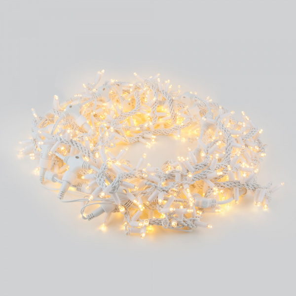 Праздничная гирлянда занавес теплый белый 2*3м IP65 200-101