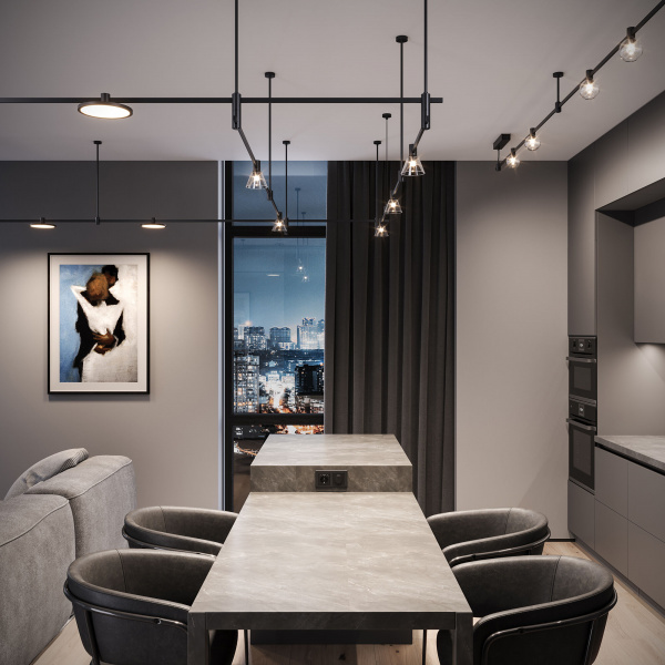 Esthetic Magnetic Трековый светильник 3W 3000K чёрный 85118/01