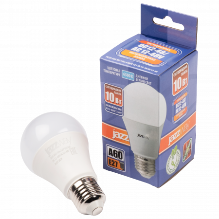 PLED-A60 МО 10w 6500K E27 DC12-48V/AC12-48V