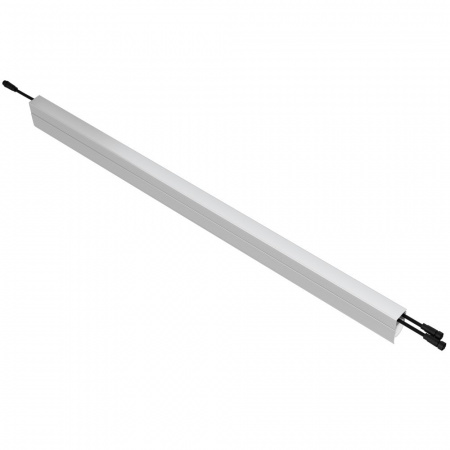 Модерн v2.0 18 1000мм (18Вт/м) 48В DC 1 пикс. RGBW DMX CRI80 3000К Опал (Профиль, козырек, транзитное штепсельное соединение)