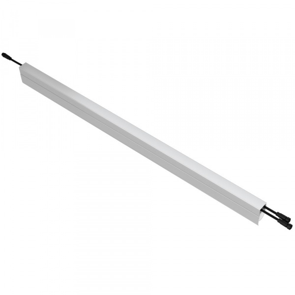 Модерн v2.0 18 1000мм (18Вт/м) 48В DC 1 пикс. RGBW DMX CRI80 3000К Опал (Профиль, козырек, транзитное штепсельное соединение)