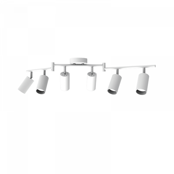 PCL 0606 6xGU10 WH 230V IP20