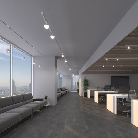 Slim Magnetic Трековый светильник 12W 4200K Lars белый 85033/01