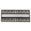 Трековый светодиодный светильник PTR 2260R 1F2S 60w 4000K 60°,120°,60° BL (чёрный) 280mm IP40