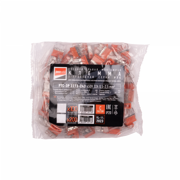 PTC-3P 2273-243 450V 32A 0,14-4.0mm2  /100 шт./