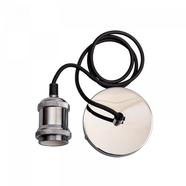 RETRO патрон с проводом PLC 01 E27 230V/1M ELECTROSILVERING