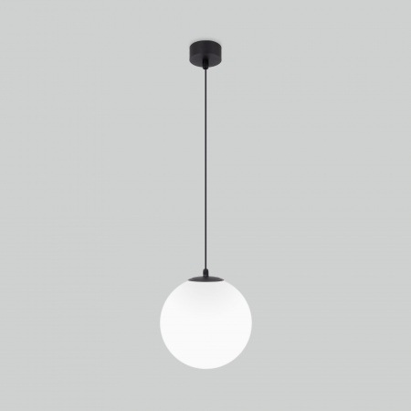 Светильник садово-парковый со стеклянным плафоном Sfera H 35158/U черный