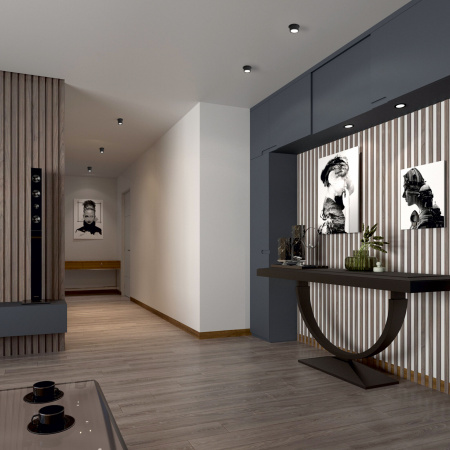 Светильник встраиваемый Moll GU10 чёрный 25005/01