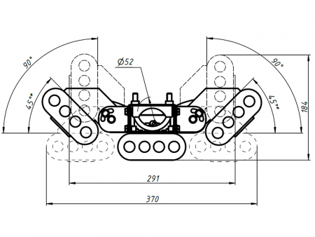 Светильник «ПЕРИМЕТР» 180Вт, Mean Well