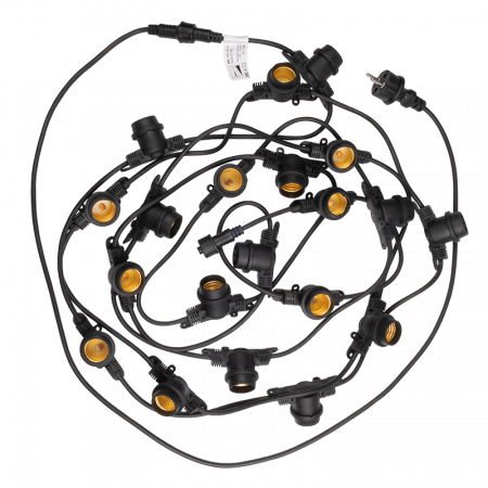 PBL-S20/L06+1.5 Black E27 IP65