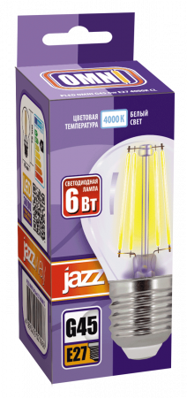 PLED OMNI G45 6w E27 4000K CL