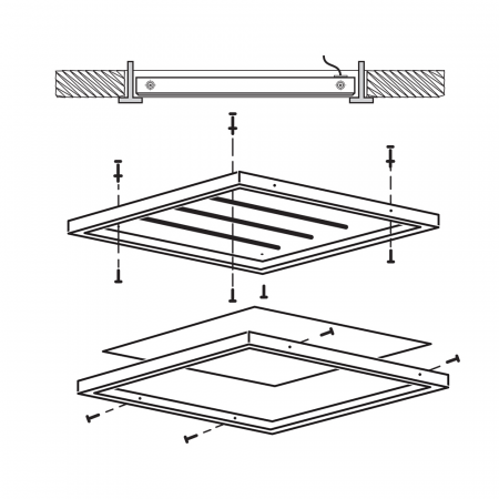 PPL SPEC 02 40w Opal 6500K Ra90 IP40