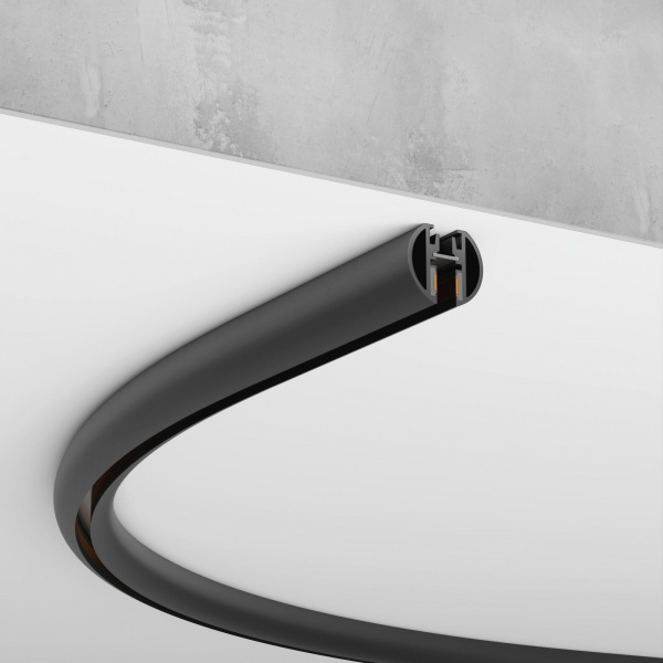 Mini Magnetic Шинопровод накладной Round черный Ø900 мм 85167/00