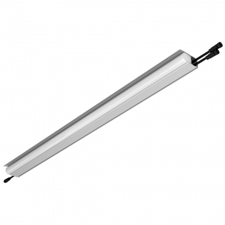 Модерн v2.0 18 1000мм (18Вт/м) 48В DC 1 пикс. RGBW DMX CRI80 3000К Опал (Профиль, козырек, транзитное штепсельное соединение)