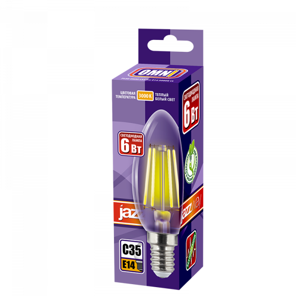 PLED OMNI C35 6w E14 3000K CL