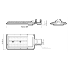PSL 08 100w 5000K GR 120° IP65