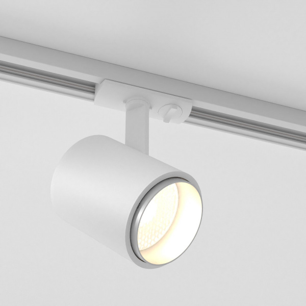 Basic System Трековый светильник 10W 4200K Cors белый/серебро 85513/01