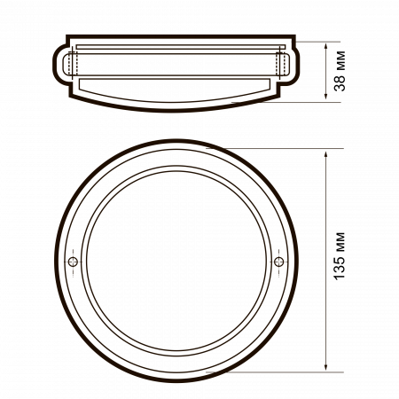 PBH-PC7-RA 8W 4000K WHITE IP65