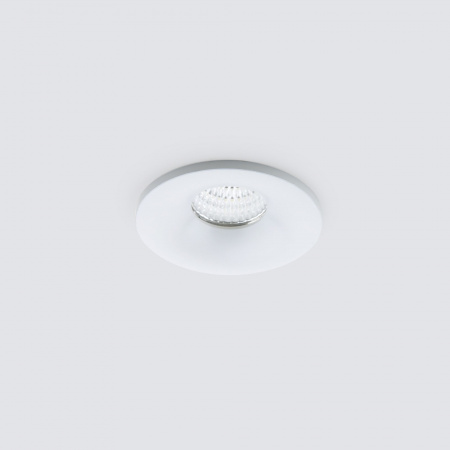 Встраиваемый точечный светодиодный светильник Plain R 3W 4200K белый 15270/LED