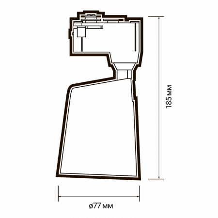 PTR 1615 15w 3000K 24° BL IP40