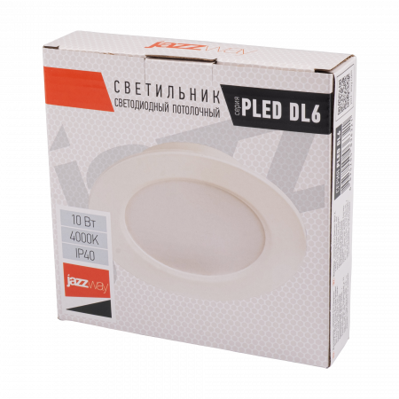 PLED DL6 10w 4000K WH IP40