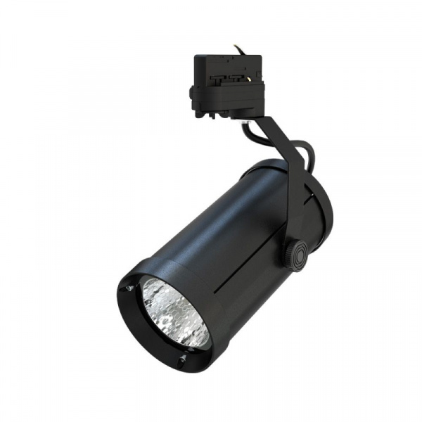 Акцент 20 Р CRI80 5000К 60° RAL9005 Муар Трековый шинопровод