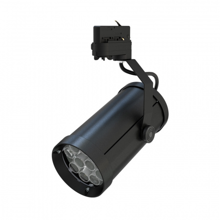 Акцент Трек 30 CRI80 3000К 10° RAL9005 Муар