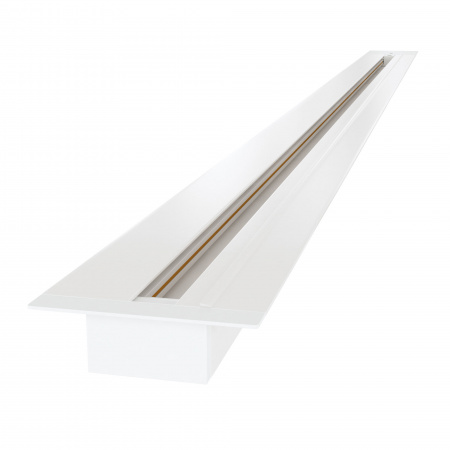 Basic System Встраиваемый  шинопровод 1м с вводом питания и заглушкой белый 85082/00