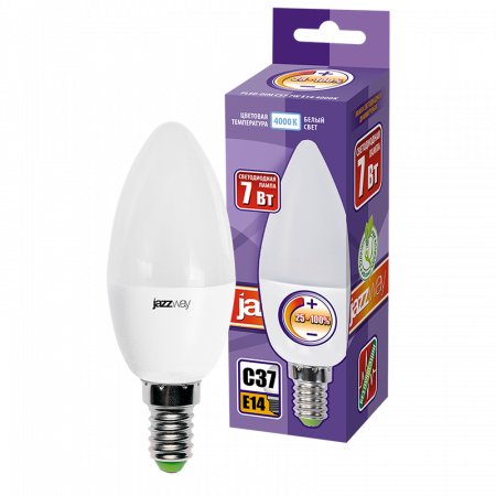 PLED- DIM C37 7w E14 4000K