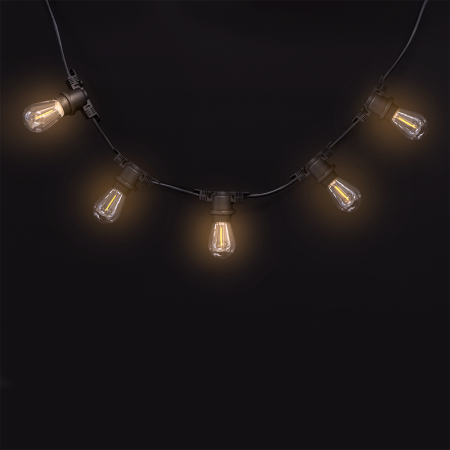 PBL-S80/L48+1.5 Black E27 IP65